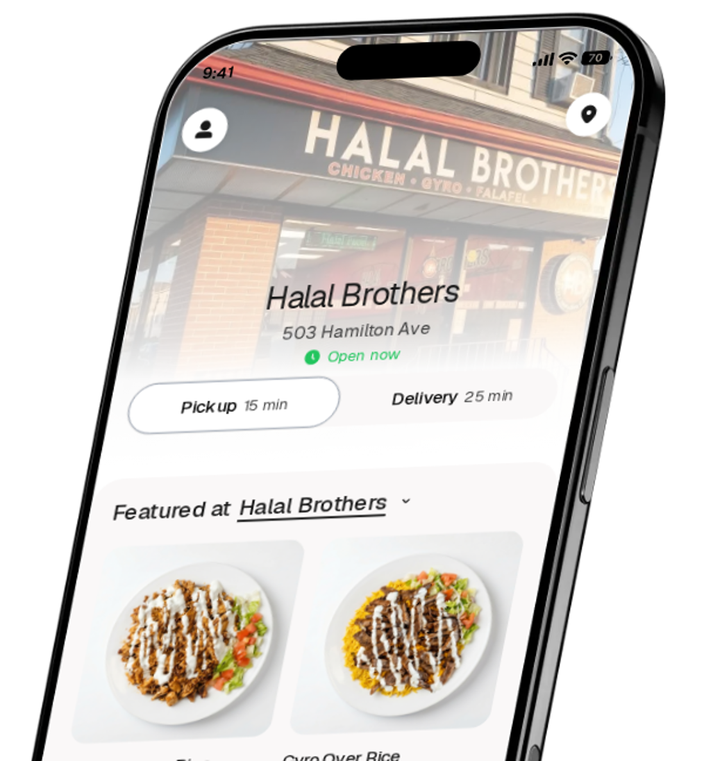 Halal Brothers app preview